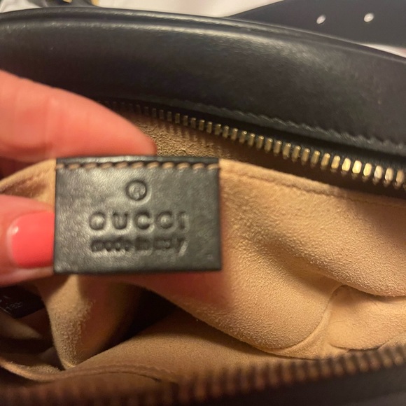 Gucci Fanny Pack - Black with Gold - Picture 5 of 8